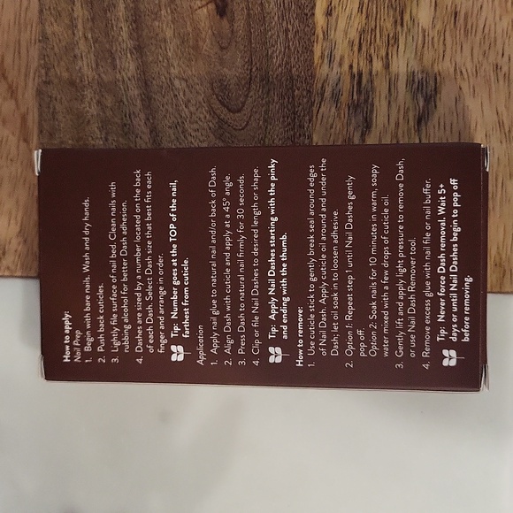 Red Aspen Annie Ruth is Energized Nail Dashes - Picture 4 of 5